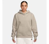 Kapuzensweatshirt NIKE SPORTSWEAR "W NK STDO FLC MW STD PO HDY", Damen, Gr. XL, cream ii, sail, angeraute Sweatware, Obermaterial: 80% Baumwolle, 20% Polyester, unifarben, Basic normal, Rundhals, ange