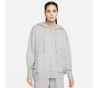 Kapuzensweatshirt NIKE SPORTSWEAR "W NSW PHNX FLC FZ OS HOODIE", Damen, Gr. M, dk grau heat, Obermaterial: 80% Baumwolle, 20% Polyester, normal, Rundhals, Sweatshirts, Oversize Kapuzensweatjacke (3486
