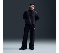 Kapuzensweatshirt NIKE SPORTSWEAR "W NSW PHNX FLC OS PO HOODIE", Damen, Gr. L, schwarz (schwarz, sail), Obermaterial: 80% Baumwolle, 20% Polyester, normal, Rundhals, Sweatshirts, mit Kängurutasche, La