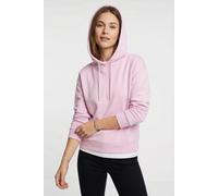 Kapuzensweatshirt ONLY PLAY "ONPLOUNGE LS HOOD SWEAT - NOOS", Damen, Gr. L, bonbon, Sweatware, Obermaterial: 80% Polyester, 15% Viskose, 5% Elasthan, unifarben, regular fit normal, Rundhals, angesetzt