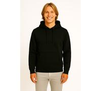 Kapuzensweatshirt ONLY & SONS "ONSCHASE REG HOOD SWEAT OTL", Herren, Gr. S, schwarz, angeraute Sweatware, Obermaterial: 52% Baumwolle, 48% Polyester, unifarben, regular fit normal, ohne Ausschnitt, Ri