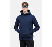 Kapuzensweatshirt PEAK PERFORMANCE "M Original Small Logo Hood", Herren, Gr. M, blau (dunkelblau), 80% Baumwolle, 20% Polyester, unifarben, normal normal, ohne Ausschnitt, Sweatshirts, mit Kapuze (992