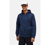 Kapuzensweatshirt PEAK PERFORMANCE "M Original Small Logo Zip Hood", Herren, Gr. L, blau, 80% Baumwolle, 20% Polyester, unifarben, normal, ohne Ausschnitt, Sweatshirts, mit Kapuze (36256039-L) blau