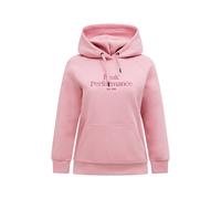 Kapuzensweatshirt PEAK PERFORMANCE "W Original Hood", Damen, Gr. XS, rosa, 80% Baumwolle, 20% Polyester, unifarben, normal, ohne Ausschnitt, Sweatshirts, mit Kapuze (39530836-XS) rosa