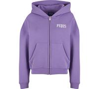 Kapuzensweatshirt PEQUS "PEQUS PEQUS Back Logo Zip-Hoodie", Damen, Gr. XS, orchid, 100% Baumwolle, Sweatshirts Kapuzensweatshirt (49276041-XS)