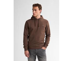 Kapuzensweatshirt PETROL INDUSTRIES, Herren, Gr. XXL, braun (mud), Sweatware, Obermaterial: 95% Baumwolle, 5% Elasthan, regular fit taillenbedeckt, ohne Ausschnitt, Rippbündchen, Sweatshirts, mit Logo
