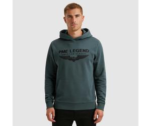 Kapuzensweatshirt PME LEGEND "Hooded soft terry with logo", Herren, Gr. XL, stargazer, Sweatware, Obermaterial: 80% Baumwolle, 20% Polyester, regular fit taillenbedeckt, Bündchen, Sweatshirts, mit Log