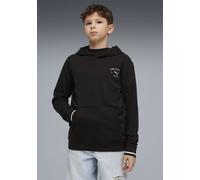 Kapuzensweatshirt PUMA "CLASS GRAPHIC HOODIE TR B", Jungen, Gr. 140, puma schwarz, Sweatware, Obermaterial: 68% Baumwolle, 32% Polyester, bedruckt, regular fit normal, angesetztes Bündchen, Sweatshirt