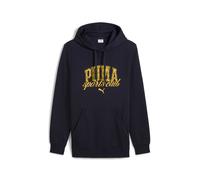 Kapuzensweatshirt PUMA "CLASS HOODIE FL", Herren, Gr. L, blau (new navy), Fleece, Obermaterial: 66% Baumwolle, 34% Polyester, bedruckt, regular fit normal, Sweatshirts (99454225-L) new navy