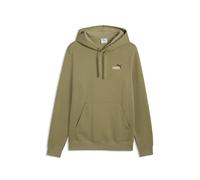 Kapuzensweatshirt PUMA "ESS 2 COLOR SMALL NO 1 LOGO HOODIE FL", Herren, Gr. M, chai latte, Fleece, Obermaterial: 66% Baumwolle, 34% Polyester, unifarben, regular fit normal, angesetztes Bündchen, Swea