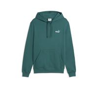 Kapuzensweatshirt PUMA "ESS 2 COLOR SMALL NO. 1 LOGO HOODIE FL", Herren, Gr. XL, emerald ice, Fleece, Obermaterial: 66% Baumwolle, 34% Polyester, unifarben, regular fit normal, angesetztes Bündchen, S