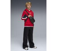 Kapuzensweatshirt PUMA "ESS BLOCK HOODIE TR B", Jungen, Gr. 164, rot (for all time rot), Sweatware, Obermaterial: 68% Baumwolle, 32% Polyester, regular fit normal, angesetztes Bündchen, Sweatshirts, R