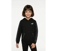 Kapuzensweatshirt PUMA "ESS GRAPHIC ANIMAL HOODIE FL G", Mädchen, Gr. 164, schwarz (puma schwarz), Fleece, Obermaterial: 68% Baumwolle, 32% Polyester, regular fit normal, angesetztes Bündchen, Sweatsh