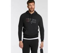 Kapuzensweatshirt PUMA "ESS LOGO LAB EXECUTION HOODIE TR", Herren, Gr. M, schwarz (puma schwarz), Sweatware, Obermaterial: 68% Baumwolle, 32% Polyester, bedruckt, regular fit normal, Sweatshirts (6886