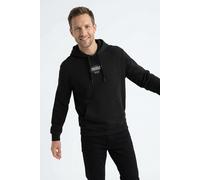 Kapuzensweatshirt PUMA "ESS LOGO LAB STORY 1 HOODIE TR", Herren, Gr. S, puma schwarz, Sweatware, Obermaterial: 68% Baumwolle, 32% Polyester, bedruckt, regular fit normal, angesetztes Bündchen, Sweatsh