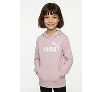Kapuzensweatshirt PUMA "ESS NO 1 LOGO HOODIE FL G", Mädchen, Gr. 152, rosa (misty pink), Fleece, Obermaterial: 66% Baumwolle, 34% Polyester, bedruckt, regular fit normal, angesetztes Bündchen, Sweatsh