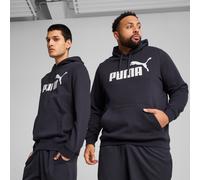 Kapuzensweatshirt PUMA "ESS NO 1 LOGO HOODIE FL", Herren, Gr. S, blau (new navy), Fleece, Obermaterial: 66% Baumwolle, 34% Polyester, bedruckt, regular fit normal, angesetztes Bündchen, Sweatshirts, r