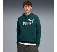 Kapuzensweatshirt PUMA "ESS NO. 1 LOGO HOODIE FL (S)", Herren, Gr. XXL, grün (grün terrain), Fleece, Obermaterial: 66% Baumwolle, 34% Polyester, bedruckt, regular fit normal, Sweatshirts (40081822-XXL