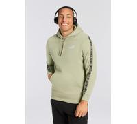 Kapuzensweatshirt PUMA "ESS TAPE HOODIE FL", Herren, Gr. XXL, lux army, Fleece, Obermaterial: 66% Baumwolle, 34% Polyester, bedruckt, regular fit normal, Rundhals, angesetztes Bündchen, Sweatshirts, m