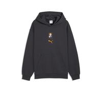 Kapuzensweatshirt PUMA "GSK FTBLCULTURE RELAXED HOODIE" Gr. S, flat schwarz gray, summer sunset, Sweatshirts, Herren, S, Sweatware, Obermaterial: 100% Baumwolle, unifarben (61349407-S) flat schwarz gr