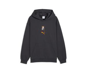 Kapuzensweatshirt PUMA "GSK FTBLCULTURE RELAXED HOODIE" Gr. S, flat schwarz gray, summer sunset, Sweatshirts, Herren, S, Sweatware, Obermaterial: 100% Baumwolle, unifarben (61349407-S) flat schwarz gr