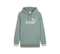 Kapuzensweatshirt PUMA "UNITED HOODIE TR", Herren, Gr. L, grün (grün moon), Sweatware, Obermaterial: 68% Baumwolle, 32% Polyester, bedruckt, regular fit normal, Sweatshirts (64417330-L) grün moon
