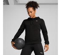 Kapuzensweatshirt PUMA "W TAD ESSENTIAL FT FZ", Damen, Gr. XL, schwarz (puma schwarz), Sweatware, Obermaterial: 70% Baumwolle, 30% Polyester, regular fit normal, Sweatshirts (67554702-XL) puma schwarz