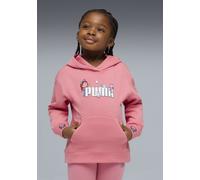 Kapuzensweatshirt PUMA "X GABBY'S DOLLHOUSE RELAXED GRAPHIC HOODIE TR", Mädchen, Gr. 116, wild pink, Sweatware, Obermaterial: 68% Baumwolle, 32% Polyester, bedruckt, relaxed fit normal, angesetztes Bü