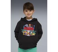 Kapuzensweatshirt PUMA "X PAW PATROL GRAPHIC HOODIE TR", Jungen, Gr. 122, puma schwarz, Sweatware, Obermaterial: 68% Baumwolle, 32% Polyester, bedruckt, regular fit normal, angesetztes Bündchen, Sweat
