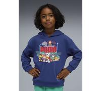 Kapuzensweatshirt PUMA "X PAW PATROL GRAPHIC HOODIE TR", Jungen, Gr. 98, blau jewel, Sweatware, Obermaterial: 68% Baumwolle, 32% Polyester, bedruckt, regular fit normal, angesetztes Bündchen, Sweatshi