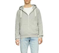 Kapuzensweatshirt QS, Herren, Gr. XL, grau, Sweatware, Obermaterial: 75% Baumwolle, 20% Polyester, 5% Viskose, unifarben, regular fit normal, ohne Ausschnitt, Rippbündchen, Sweatshirts, mit Kapuze (22