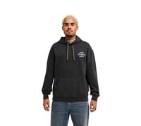 Kapuzensweatshirt QUIKSILVER "Bob Marley Concert", Herren, Gr. XS, schwarz (schwarz pigment), Obermaterial: 45% Baumwolle, 40% Baumwolle, 15% Polyester., Sweatshirts (56303417-XS) schwarz pigment