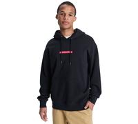 Quiksilver - Sweatshirt mit Kapuze aus recycelter Baumwolle - Herren - DNA Hoodie - Dna Hoodie Black für Herren aus Baumwolle - Größe S - schwarz S