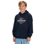 Kapuzensweatshirt QUIKSILVER "Graphic", Herren, Gr. 8, schwarz navy, Obermaterial: 55% Walkfrottier, 45% Microfaser;, Sweatshirts Kapuzensweatshirt (70543631-8)