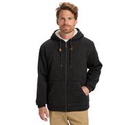 Quiksilver Keller Sherpa-Jacke black heather Herren Gr. XS