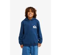 Kapuzensweatshirt QUIKSILVER "OMNI LOGO HOODIE YOUTH", Jungen, Gr. 10, schwarz denim, Obermaterial: 80% Baumwolle, 20% Polyester, Sweatshirts, für Kindergrößen 10, 12, 14 und 16 (12876914-10) schwarz 