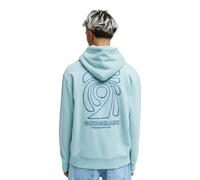 Kapuzensweatshirt QUIKSILVER "Salt Water Graphic", Herren, Gr. XXL, blau haze, Obermaterial: 55% Walkfrottier, 25% Walkfrottier, 20% Microfaser;, Sweatshirts (27889958-XXL) blau haze