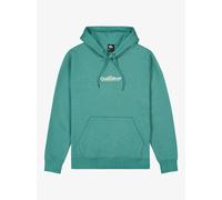 Kapuzensweatshirt QUIKSILVER "SCREEN FLEECE FINELINE HOODIE", Herren, Gr. XL, deep sea, Obermaterial: 60% Baumwolle, 40% Polyester, Sweatshirts (57265005-XL) deep sea