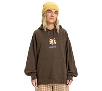 Kapuzensweatshirt QUIKSILVER "Standard", Damen, Gr. S, chocolate braun, 100% Baumwolle, Sweatshirts (68597454-S) chocolate braun