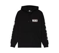 Kapuzensweatshirt QUIKSILVER "Washed Hoodie", Herren, Gr. M, schwarz, Obermaterial:55% Walkfrottier, 45% Microfaser;, Sweatshirts (58895337-M) schwarz