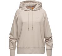 Kapuzensweatshirt RAGWEAR "Tonna" Gr. XXXL (46), weiß (bone) Damen Sweatshirts (91338908-XXXL) bone