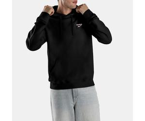 Kapuzensweatshirt REEBOK "ID SMALL LOGO FRENCH TERRY HOODIE", Herren, Gr. L, schwarz, Obermaterial: 100% Baumwolle, Sweatshirts, sportlicher Stil, für aktive Erwachsene (89788259-L) schwarz