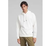 Kapuzensweatshirt REPLAY, Herren, Gr. S, weiß (natural weiß), Sweatware, Obermaterial: 80% Baumwolle, 20% Polyester, unifarben, regular fit normal, Rundhals, angesetztes Bündchen, Sweatshirts Kapuzens