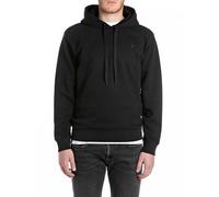 Kapuzensweatshirt REPLAY, Herren, Gr. XXL, schwarz, Sweatware, Obermaterial: 80% Baumwolle, 20% Polyester, unifarben, regular fit normal, Rundhals, angesetztes Bündchen, Sweatshirts (44519232-XXL) sch