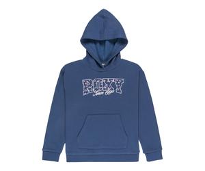 Kapuzensweatshirt ROXY "Surf Feeling Brushed Vt", Mädchen, Gr. 8(125-130cm), vintage indigo, Obermaterial: 60% Baumwolle, 40% Polyester., Sweatshirts (27311459-8) vintage indigo