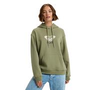 Kapuzensweatshirt ROXY "Surf Stoked Brushed Art", Damen, Gr. XL, oil grün, 60% Baumwolle, 40% Polyester, Sweatshirts (95169557-XL) oil grün