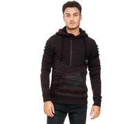 1/2 Zip Grobstrick Future Kapuzen-Pullover M