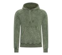 Kapuzensweatshirt RUSTY NEAL, Herren, Gr. XL, grün (khaki), 100% Baumwolle, unifarben, casual, ohne Ausschnitt, Sweatshirts, in verwaschenem Design (17327558-XL) khaki