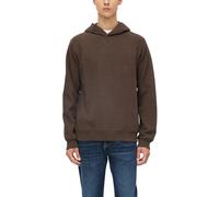 Kapuzensweatshirt S.OLIVER, Herren, Gr. XXL, braun, Sweatware, Obermaterial: 100% Baumwolle, bequem hüftbedeckend, Rundhals, Bündchen, Sweatshirts, aus reiner Baumwolle (60307339-XXL) braun