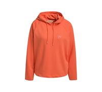 Kapuzensweatshirt SMITH & SOUL, Damen, Gr. XL, mandarin rot, Sweatware, Obermaterial: 70% Baumwolle, 20% Modal, 10% Polyester, bestickt, unifarben, hüftbedeckend, Raglanärmel abgesteppte Kante, Sweats